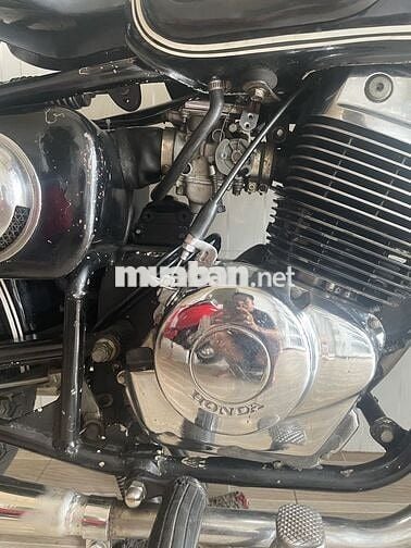 Honda CB125 độ 250 Dáng BMW Đen