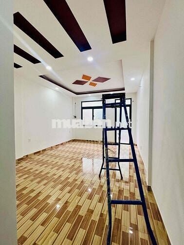 Nhà Mới Sạch Hẻm 1/ Phan Văn Trị DT 4x18 1Trệt 2Lầu 4Pn 3Wc Hẻm Ôtô