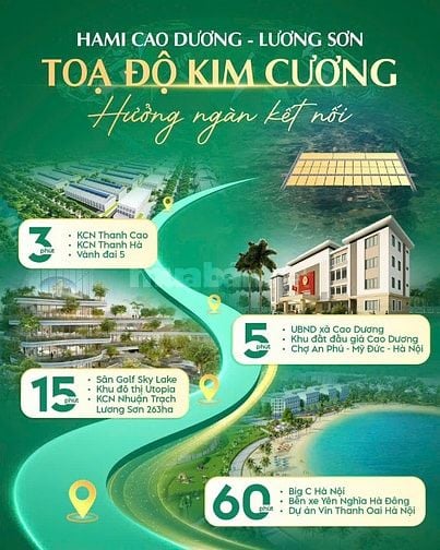 💥💥MỞ BÁN SIÊU PHẨM ĐẤT NỀN GIÁ RẺ 3xx TRIỆU TẠI CAO DƯƠNG - LƯƠNG SƠ