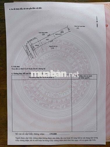 Bán đất mặt tiền dx 80 định hoà cũ sát bên Bệnh Viện Phương chi TDM BD