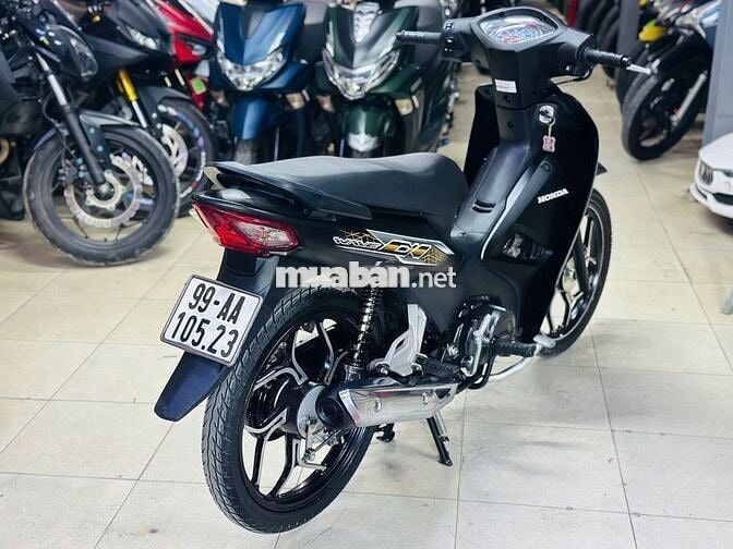 XE MÁY THỊNH PHÁT - WAVE A 110 ĐEN NHÁM VÀNH ĐÚC