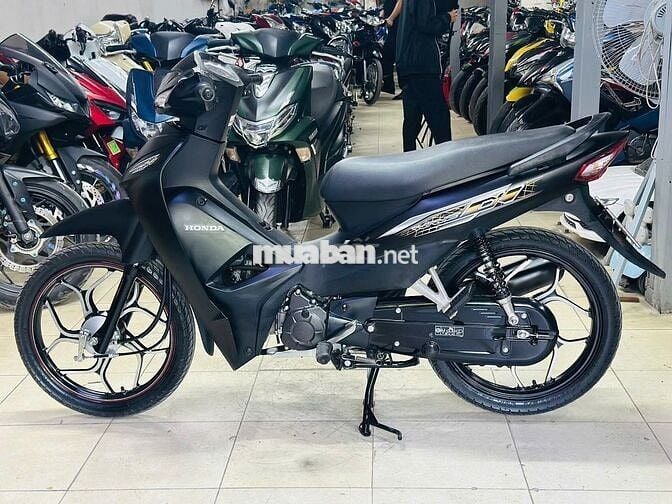 XE MÁY THỊNH PHÁT - WAVE A 110 ĐEN NHÁM VÀNH ĐÚC