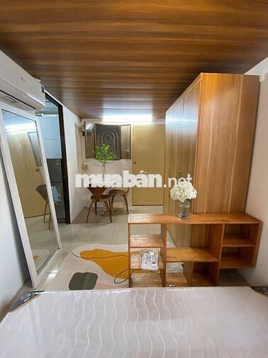 STUDIO LẦU 3- FULL NT- TÁCH BẾP- CÓ BANCOL- CỬA SỔ- 5,5TR/TH