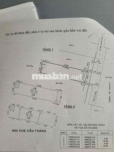 CHO THUÊ NGUYÊN CĂN 4 PN – 1 TRỆT – 3 WC 145M2 NGAY EMART MỚI GÒ VẤP