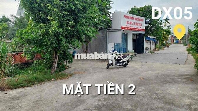 Bán mặt tiền dx 02 Gần TP Mới Bình Dương Kinh doanh đa ngành nghề