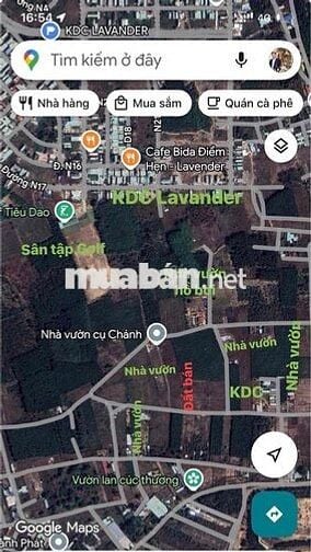 Cần bán 1 sào ngay trục 16, ngay khu nhà vườn, đường bê tông 7m