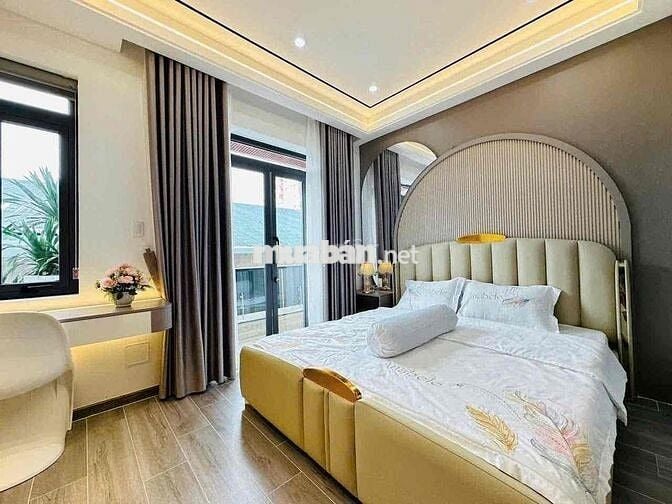 Nhà Phố Mới Keng, Hẻm Xe Hơi 1/ Phan Huy Ích 4PN 5WC Có Thang Máy 25tr