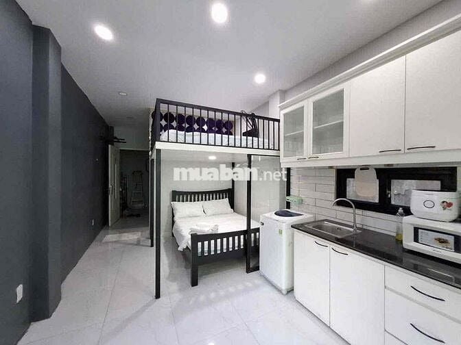 CĂN HỘ CÓ GÁC, 2 GIƯỜNG QUẬN 1, Ở ĐƯỢC 4 NGƯỜI NGAY ĐỀ THÁM,CÔ GIANG