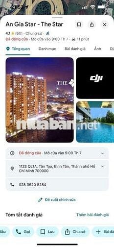 CHO THUÊ CĂN HỘ AN GIA START BÌNH TÂN