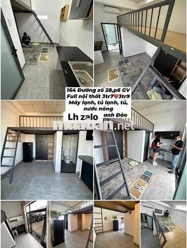 Phòng full nội thất sát IUH Nguyễn Văn Dung