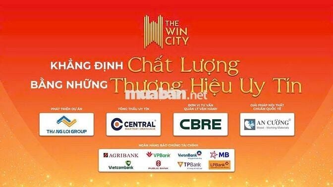 SIÊU CĂN HỘ CAO CẤP ĐỨC HÒA & LONG AN - THE WIN CITY MT TL10 VÀ DT825
