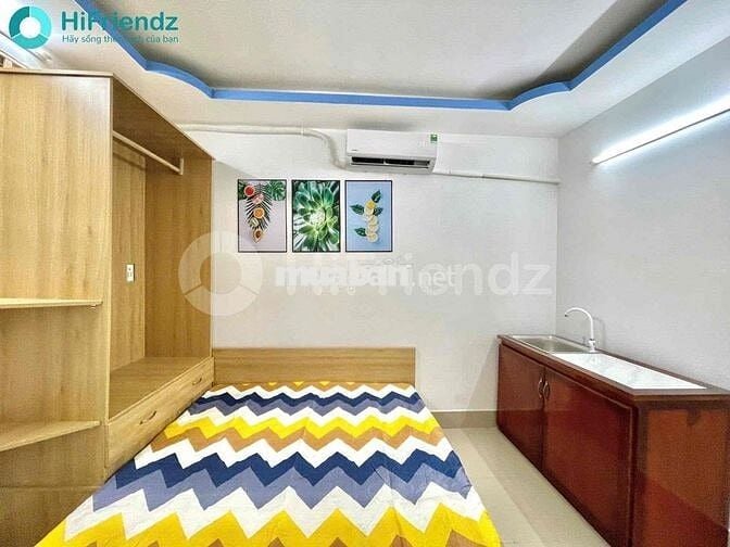 CHO THUÊ PHÒNG STUDIO SIÊU XINH FULL NỘI THẤT CỬA SỔ TRỜI THOÁNG MÁT