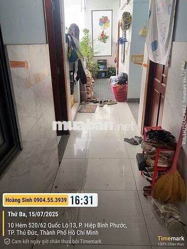 PHÒNG TRỌ HẺM 520/62/2D QUỐC LỘ 13