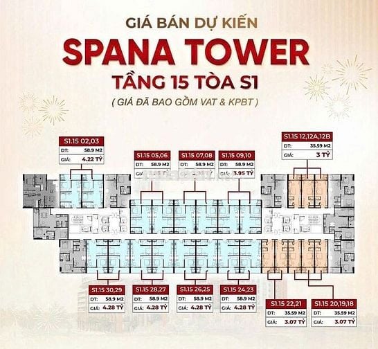 Căn hộ cao cấp 1 phòng ngủ bể bơi, spa, gym tại dự án Sun Spana Tower