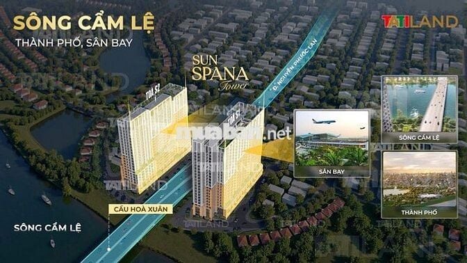 Căn hộ cao cấp 1 phòng ngủ bể bơi, spa, gym tại dự án Sun Spana Tower