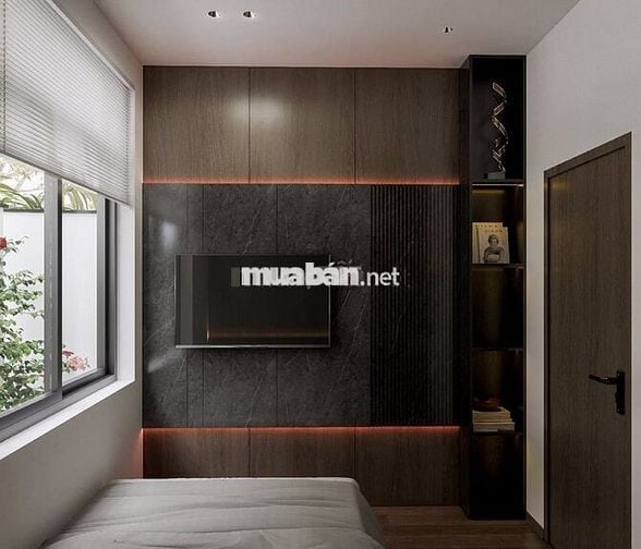 Bán nhà mới xây Full nội thất 3 phòng ngủ lớn Vân Cao mặt tiền 7m