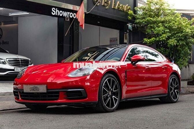 Porsche Panamera Model 2018 - Đỏ/Be - chất xe đẹp