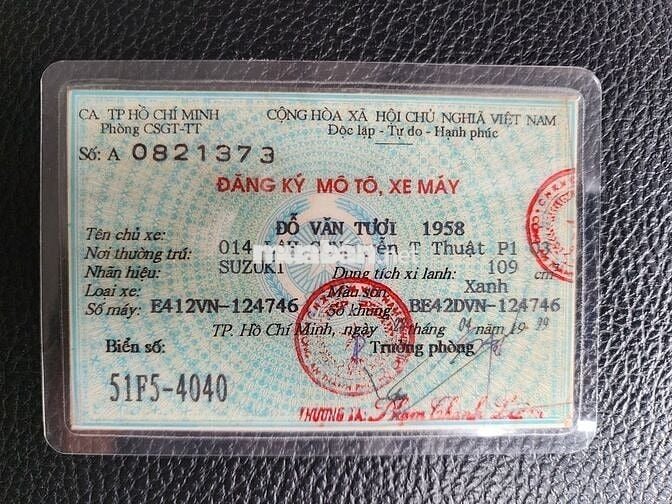 Suzuki Viva Biển Số TP.HCM 4040