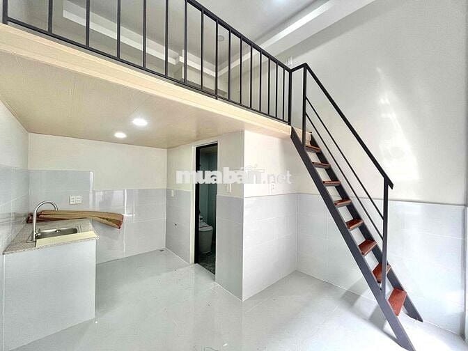 CĂN HỘ GIÁ RẺ GÁC CAO MỚI XÂY SIÊU ĐẸP- SẲN MÁY LẠNH- FREE XE AN NINH