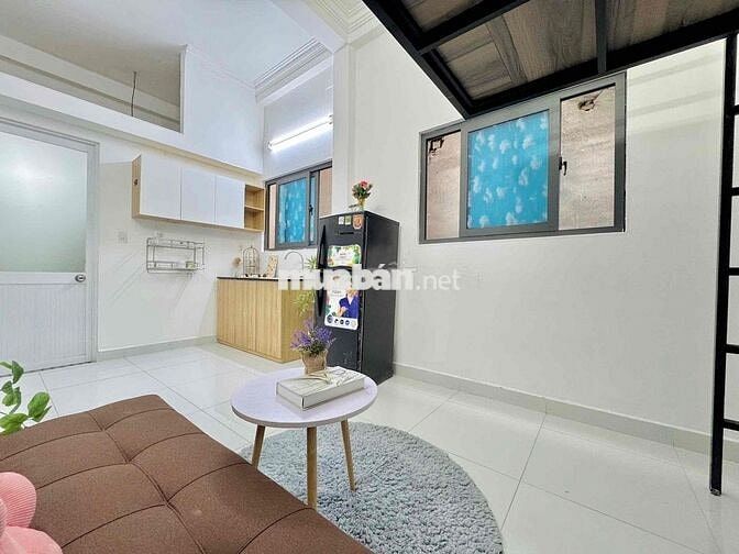 Phòng trọ dạng gác siêu đẹp ngay cầu Nguyễn Tri Phương
