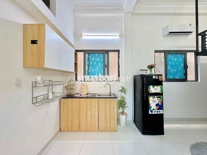 Phòng trọ dạng gác siêu đẹp ngay cầu Nguyễn Tri Phương