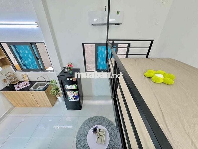 Phòng trọ dạng gác siêu đẹp ngay cầu Nguyễn Tri Phương