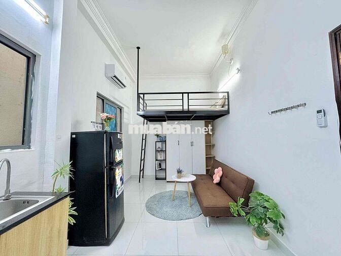 Phòng trọ dạng gác siêu đẹp ngay cầu Nguyễn Tri Phương