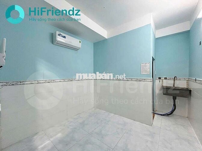 Trọ rẻ có máy lạnh - Thang máy - Gần công viên Lê Thị Riêng