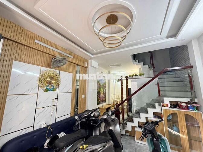 BÁN NHÀ 4 TẦNG  -  PHAN HUY ÍCH - PHÂN LÔ ĐỒNG BỘ -  XE HƠI ĐỖ CỬA