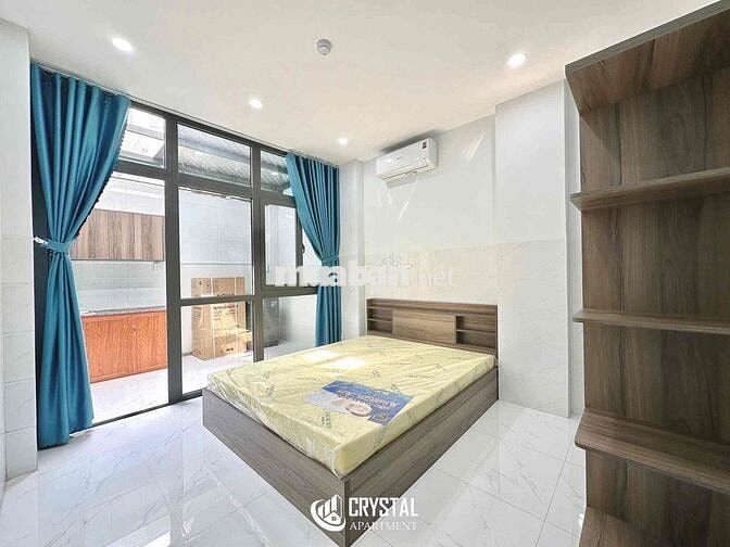 1PN tách bếp, full nội thất, máy giặt riêng, nhà mới ngay Vườn Lài