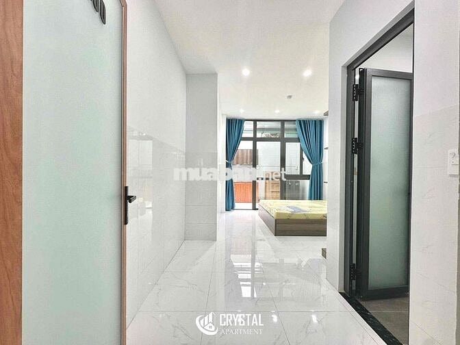 1PN tách bếp, full nội thất, máy giặt riêng, nhà mới ngay Vườn Lài