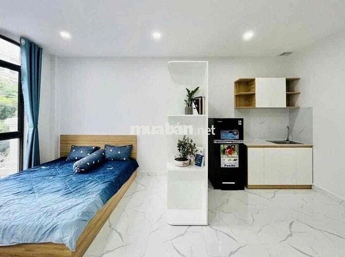 KHAI TRƯƠNG CĂN STUDIO ĐẦY ĐỦ TIỆN NGHI TÁCH BẾP CỬA SỐ BAN CÔNG