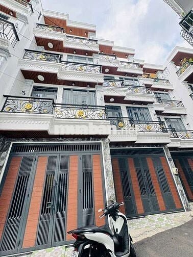 BÁN NHÀ 4 TẦNG  -  PHAN HUY ÍCH - PHÂN LÔ ĐỒNG BỘ -  XE HƠI ĐỖ CỬA