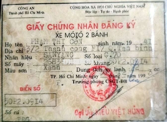 Cub SANYANG máy êm bstp cavet đủ