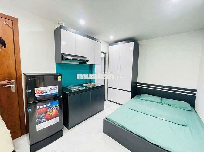 Cho thuê CCMN 25m2 Full nội thất, ban công, máy giặt tại Yên Lãng