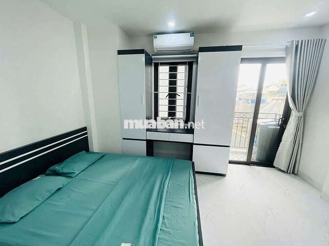 Cho thuê CCMN 25m2 Full nội thất, ban công, máy giặt tại Yên Lãng