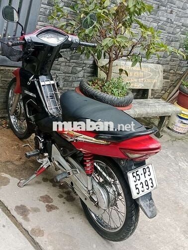 Honda Wave 100 2009 Đỏ-Đen biển Sài Gòn dễ thương