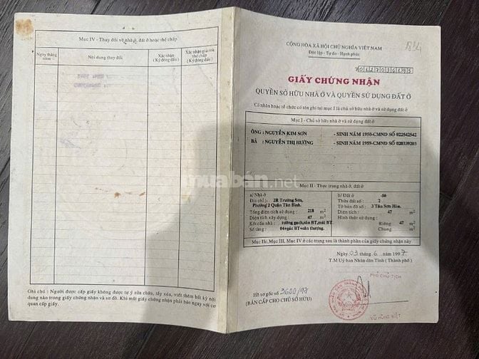 Bán nhà 2R Trường Sơn, P.2, Tân Bình, gần sân bay