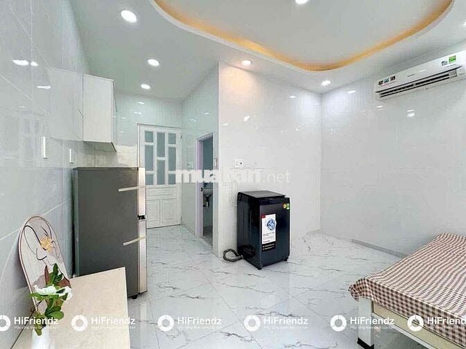 STUDIO BAN CÔNG FULL NỘI THẤT MÁY GIẶT RIÊNG ĐI BỘ QUA VĂN HIẾN