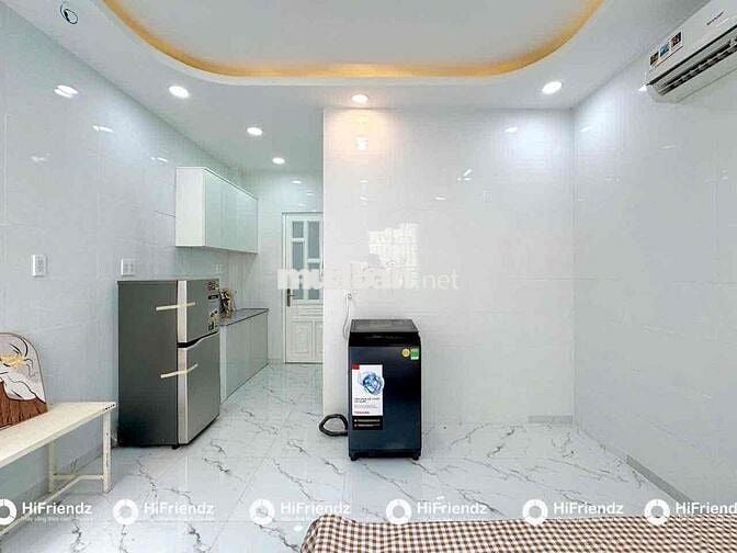 STUDIO BAN CÔNG FULL NỘI THẤT MÁY GIẶT RIÊNG ĐI BỘ QUA VĂN HIẾN