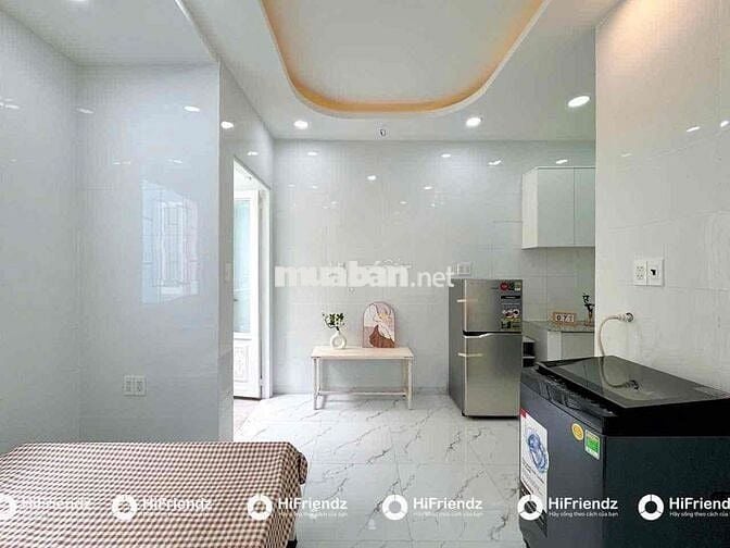 STUDIO BAN CÔNG FULL NỘI THẤT MÁY GIẶT RIÊNG ĐI BỘ QUA VĂN HIẾN