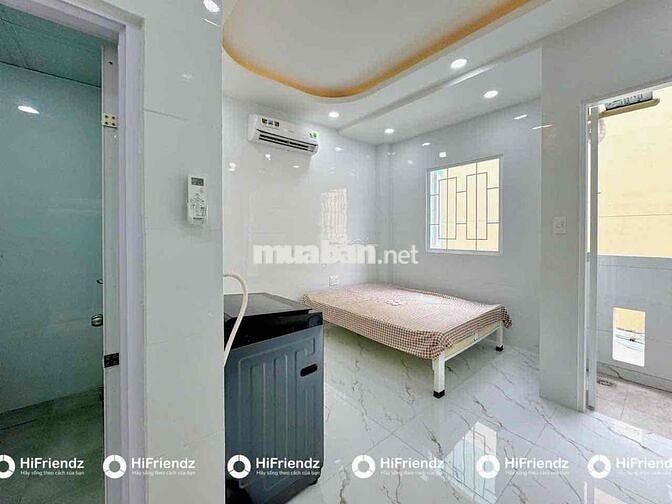 STUDIO BAN CÔNG FULL NỘI THẤT MÁY GIẶT RIÊNG ĐI BỘ QUA VĂN HIẾN