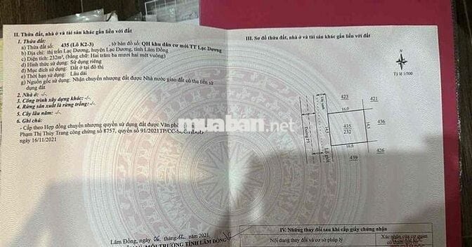 Đất nền K2-3 Dự án Vạn Xuân. chính chủ gửi bán