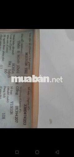 Honda Vision Đỏ ,đề 1 cái là chạy