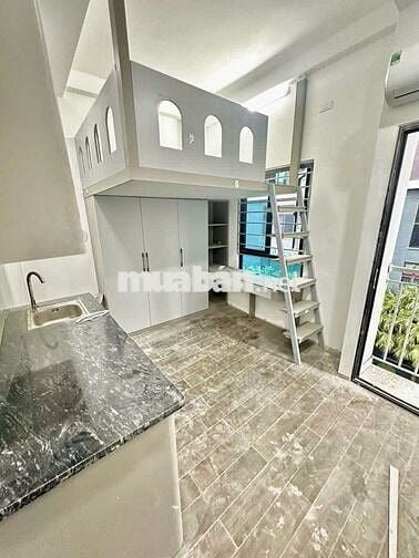 Bóc tem CCMN 25m2 gác xép. Full đồ máy giặt, ban công tại Khương Hạ