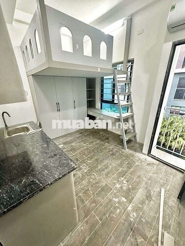 Bóc tem CCMN 25m2 gác xép. Full đồ máy giặt, ban công tại Khương Hạ