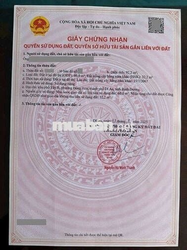 Nhà mới đẹp hoàn công gần BigC Go p. Đông Hòa Dĩ An