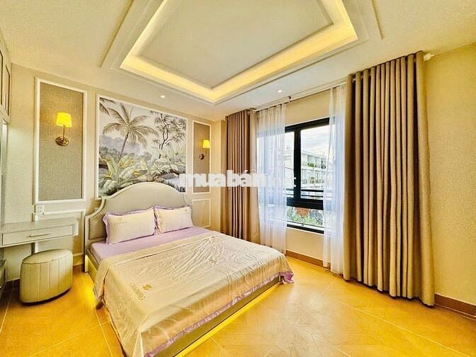 BÁN NHÀ QUANG TRUNG GÒ VẤP 5 TẦNG 5.5M X 10M GẦN EMART 6.98T TL