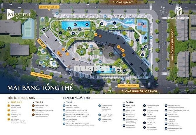 Căn 2PN Masteri Rivera Đà Nẵng - chỉ từ 1,73 tỷ nhận nhà full Nội thất