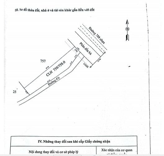 Bán lô đất 2 mặt tiền đường giá 230tr/1m ngang